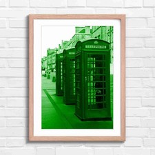 Red british telephone booth - red,