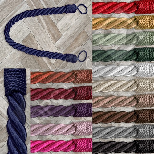 Rope curtain tieback 60cm - rope,