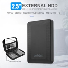 4TB, 2TB 1TB Portable External Hard Drive USB 3.0, PC/MAC/PS4/XBOX Storage HDD