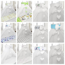 Baby Canopy Drape Mosquito Dressing Net Holder Nursery to Fit Cot Bed