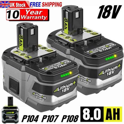 Battery 18v 8ah - for, ryobi
