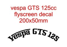 large curved Vespa GTS 125cc