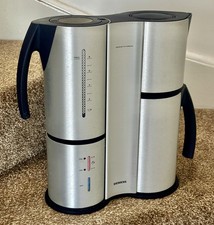 Vintage Siemens coffee machine  designed by F.A Porsche Dark Blue Silver 