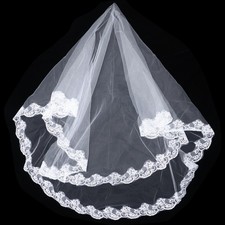  New Lace Long Bride Wedding