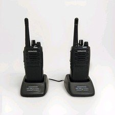 2x Kenwood NX-1300 Digital DMR and UHF  Walkie-Talkie Radio with chargers