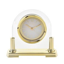Two Tone Gold Mantel Clock by