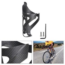 Carbon Fibre Water Bottle Cage Cycle Road Bike Race Ultra Lightweight Matte New