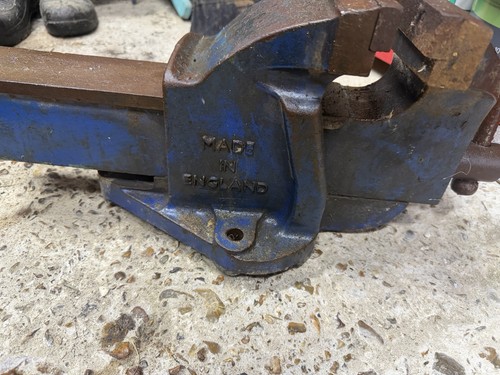 Record bench vice blue - bench,