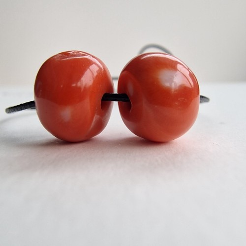 Coral beads antique natural - antique,