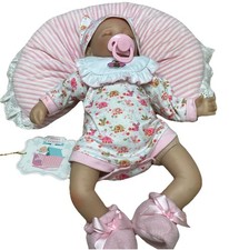 Pinky Reborn Lifelike Reborn Baby Dolls 15”   Real Looking Weighted Reborn Girl 