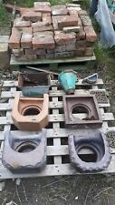 Teracota gully pots and cast iron gutter hoppers all £20 each