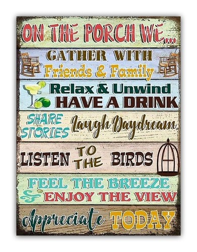 The porch metal garage - porch,