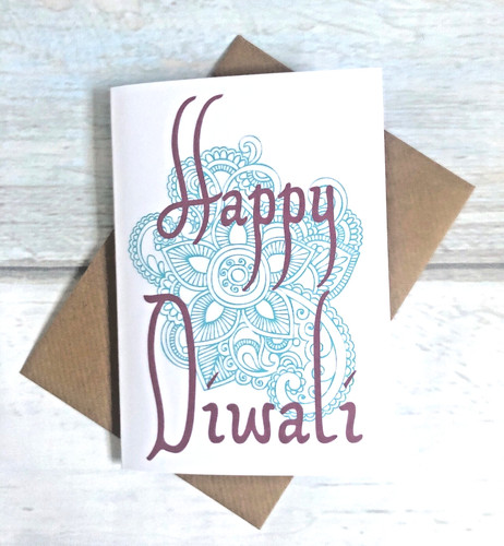 Happy diwali greeting card - greeting,