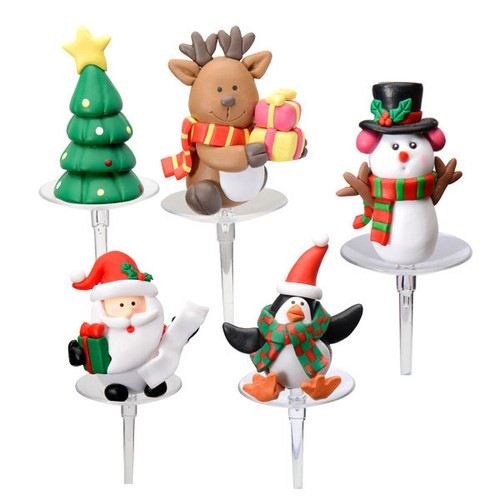 Christmas cake decorations - cake,