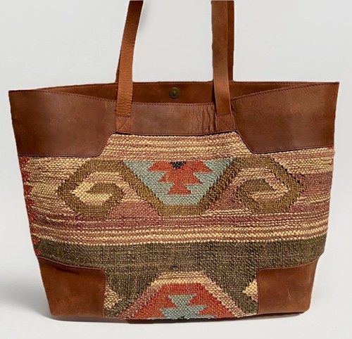 Kilim jute leather - kilim, x