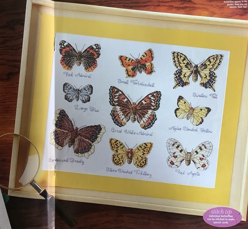 Cross stitch chart butterfly - stitch,