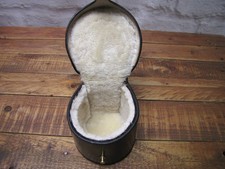 Real leather  " TROUT " REEL CASE fly fishing for 4" reel /  real sheepskin