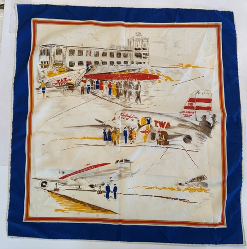 Vintage twa pictorial scarf - vintage,