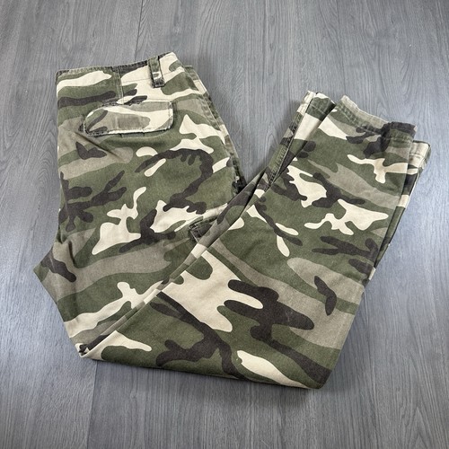 Camo cargo trousers men - camo,