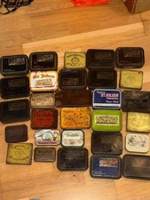 Job lot of vintage tobacco tins 30