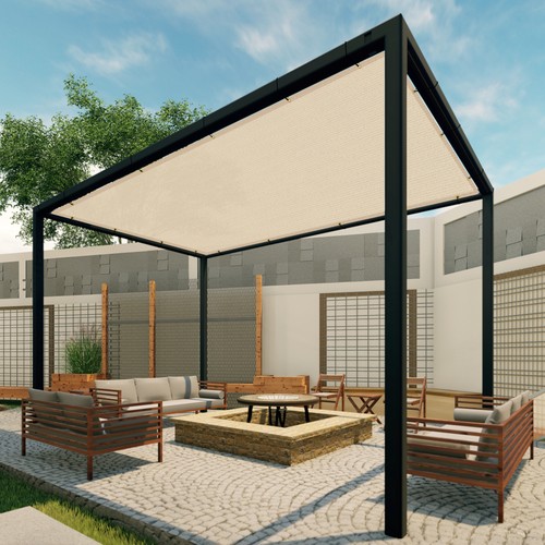 Sun shade cloth straight - 90%,