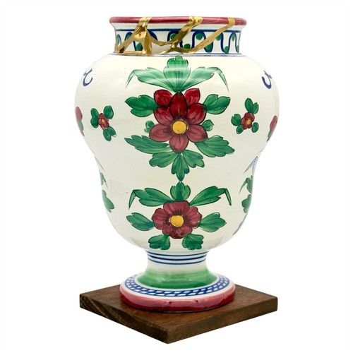 Kintsugi vase italian - kintsugi, majolica