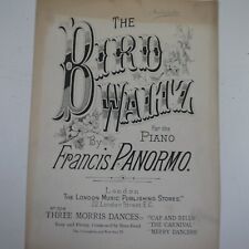 antique piano score FRANCIS