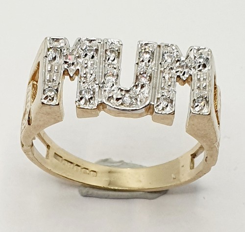 Mum ring 9ct - mum, gold