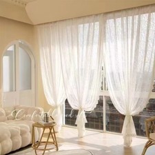 Floral embroidered lace window - lace,