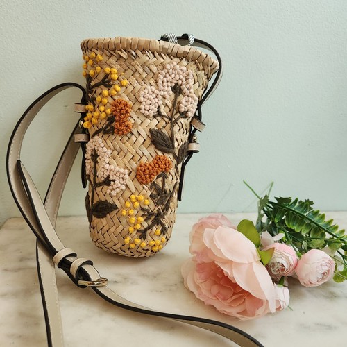 Zara woven straw crossbody - zara,
