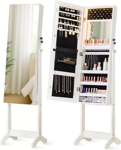 Standing jewelry armoire - jewelry,