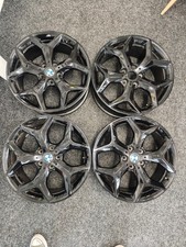 4 x BMW X1 F48 X2 F39 Black Alloy Wheels Rim 18" 7.5J ET:51 Y-spoke 569 6856070