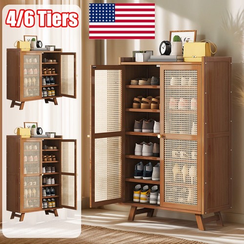 Wood shoe storage rack - wood,