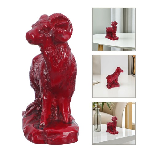 Resin sheep statue - statue, goat