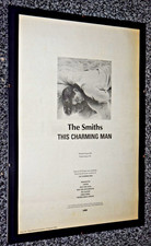 THE SMITHS band A3 MOUNTED original 1992 this charming man SINGLE art poster