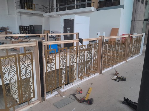 Cnc metal stair - metal, spindles