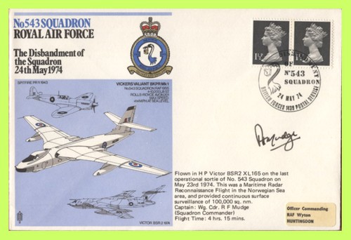 1974 raf flight cover - gb,