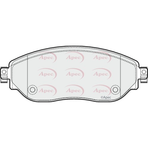 Brake pads set for - pads, renault