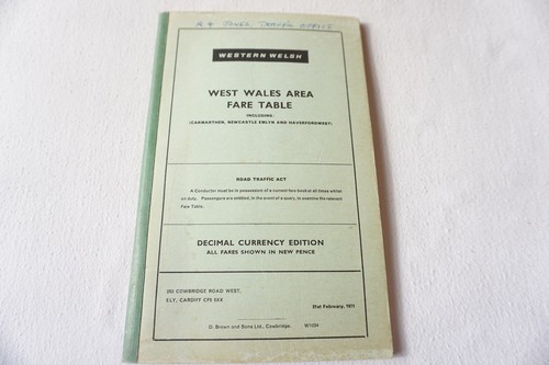 1971 western welsh - 1971, area