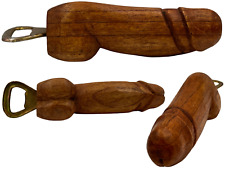 Bottle Opener - Wooden Handcrafted - High Quality - Black  Brown  Multicoloured