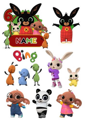 Bing bunny personalised - bing,