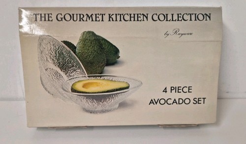 Avocado dishes vintage rayware - avocado,