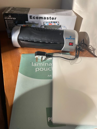 Pavo ecomaster laminator - a4,
