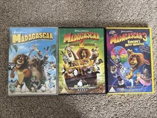 Madagascar 1, 2 & 3 DVD Bundle
