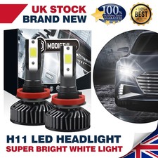 For TOYOTA PRIUS 1.8 HYBRID H11 Car LED Headlight Bulbs 6000K Low Beam Headlamp