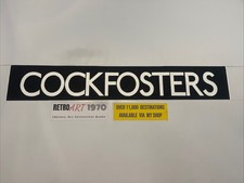 Cockfosters  - London Bus Destination Blind 14b 1994 36” Gift