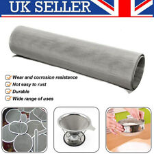 100 Grid Micro Mesh Stainless Steel Woven Wire Cloth Screen Filter Sheet 30*90cm