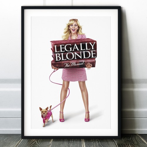 Legally blonde musical poster - legally,