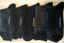 MENS AUTOGRAPH SOCKS 5 PAIRS .SIZE 6 TO 8 .NEW MARKS AND SPENCERS QUALITY