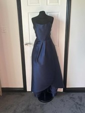 Coast Corset Detail Twill Bridesmaid Dress NAVY-18
